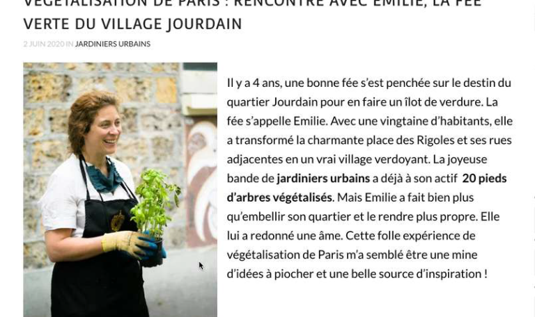 LA VILLE EST MON JARDIN 2 juin 2020
